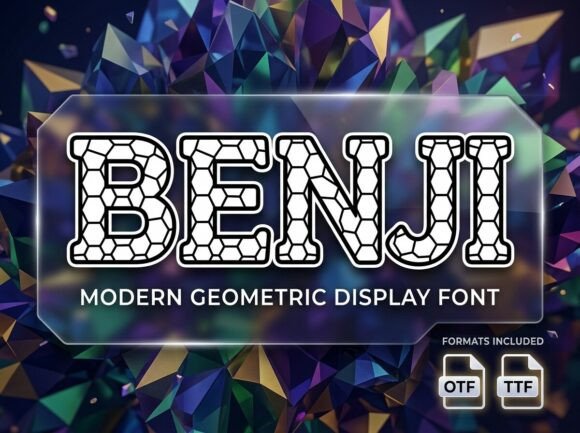 Benji: The Bold Display Font for High-Impact Design