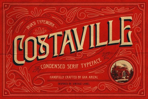 Costaville: A Vintage Typeface for Modern Design Impact