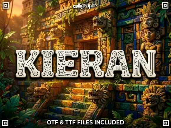 Kieran: An Archaeological Adventure in Display Typography
