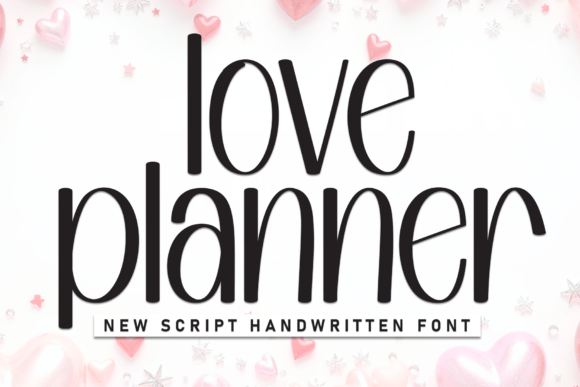 Love Planner: A Whimsical Font for Elegant Design