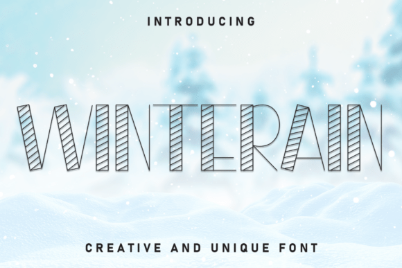 Winterain: The Warmth of a Captivating Display Font